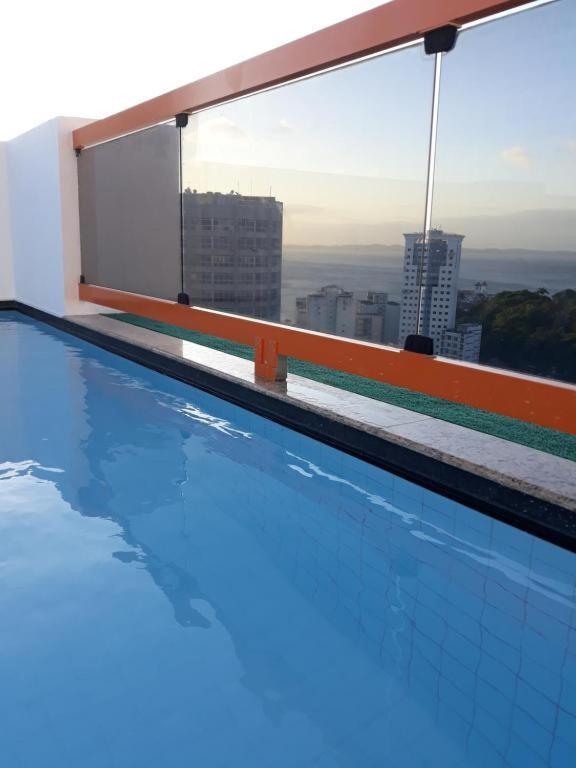 Appartamento Flat Luxo Bem Localizado No Bairro Da Barra Salvador Esterno foto