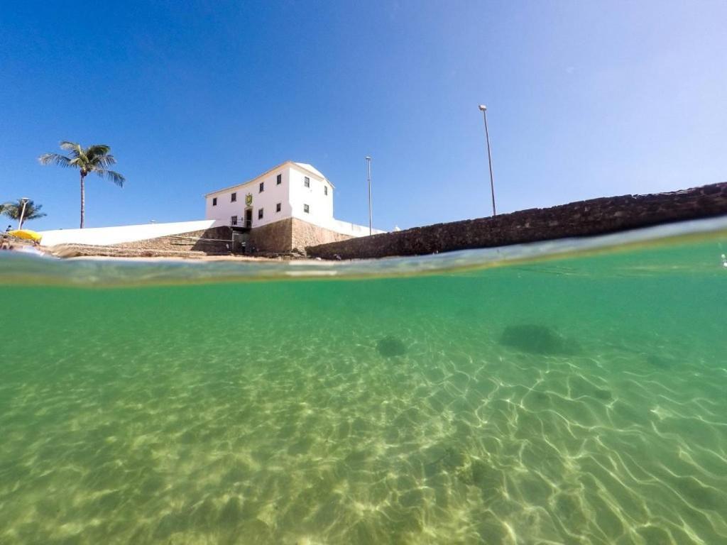 Appartamento Flat Luxo Bem Localizado No Bairro Da Barra Salvador Esterno foto