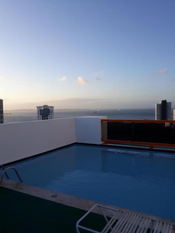 Appartamento Flat Luxo Bem Localizado No Bairro Da Barra Salvador Esterno foto