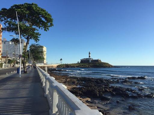 Appartamento Flat Luxo Bem Localizado No Bairro Da Barra Salvador Esterno foto